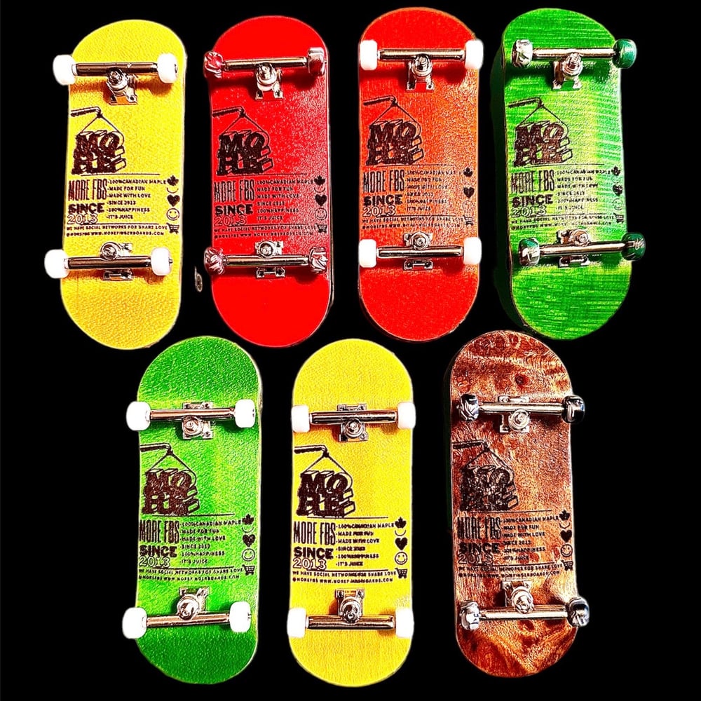 Image of More Fingerboards "Note" Logo Complete Setup