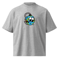 Image 3 of WKF "SELF DESTRUCT" organic oversized high neck t-shirt