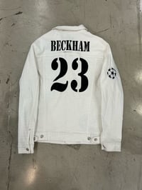 Image 2 of Custom Jean Jacket David Beckham 2002-03