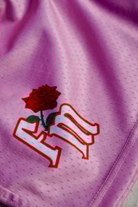 Image 4 of “Midnight Roses” Mesh Shorts