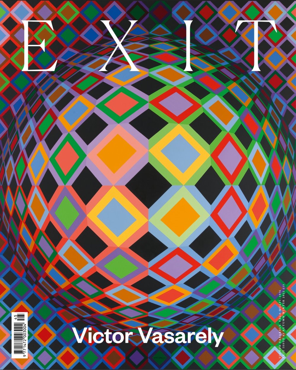 Image of VICTOR VASARELY EXIT ISSUE 45 AUTUMN WINTER 2022 ***SOLD OUT***