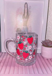 Image 2 of 13 oz Glass Mugs 