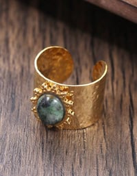 Image 2 of MAYA Boho Chic Natural Stone Ring 