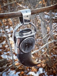 Image 2 of Bear Claw / Gold sheen Obsidian Pendant 