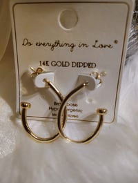 KALYNN GOLD HOOPS