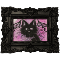 ‘Batty Soot Cat’ Original Painting