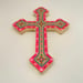 Image of Cosmic Cross Hot Pink/Aqua