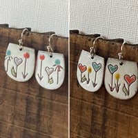 Image 1 of Painted Flower Enamels 