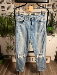 Image 1 of American eagle distressed denim jeans 