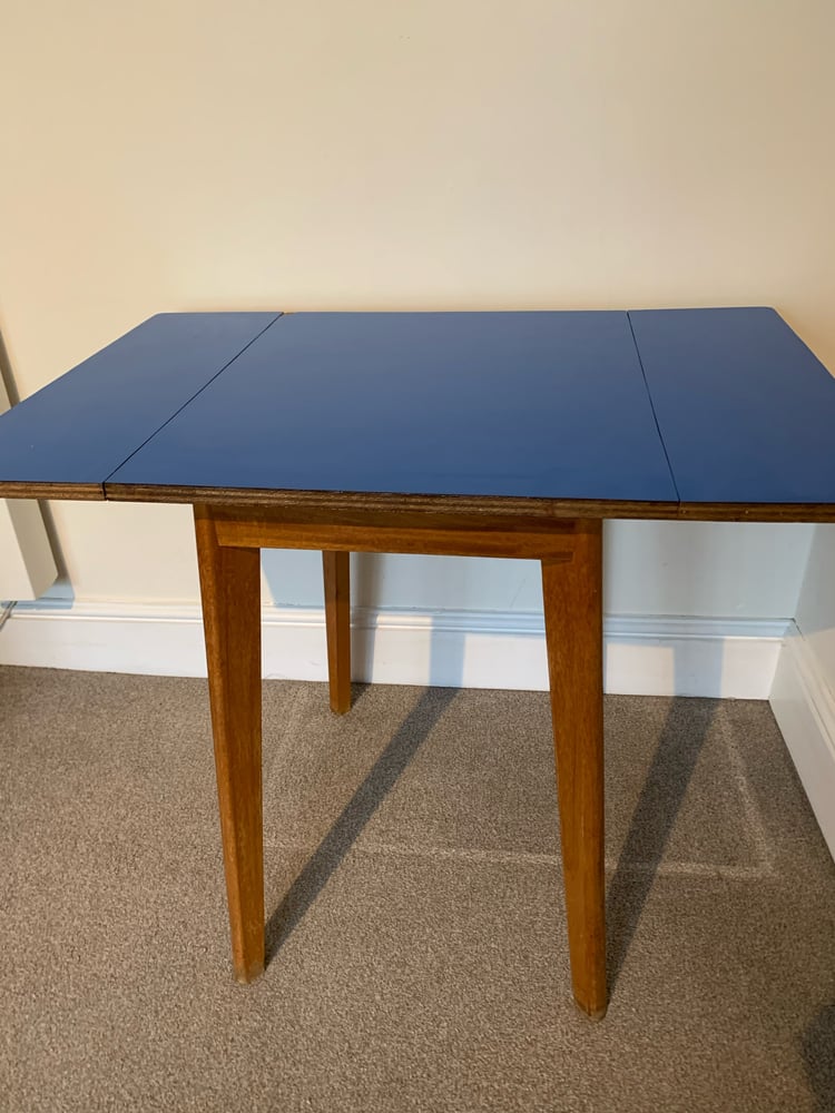 Image of Electric Blue Formica Table