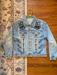 Image 2 of 'So Far So Good' Denim Printed Jacket Oneshot