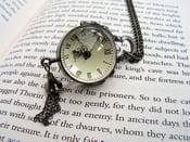 Image of hanging watch necklace