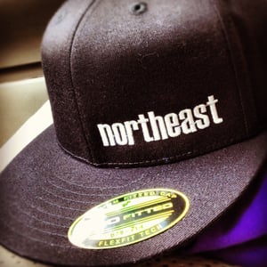 Image of Northeast Fitted Hat Black and White