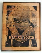 Image of Misled Youth Black on Wood