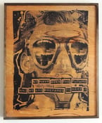Image of We Have Seen the Future Black on Wood