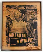 Image of What Are You Waiting For Black on Wood