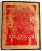 Image of Misled Youth Red on Wood