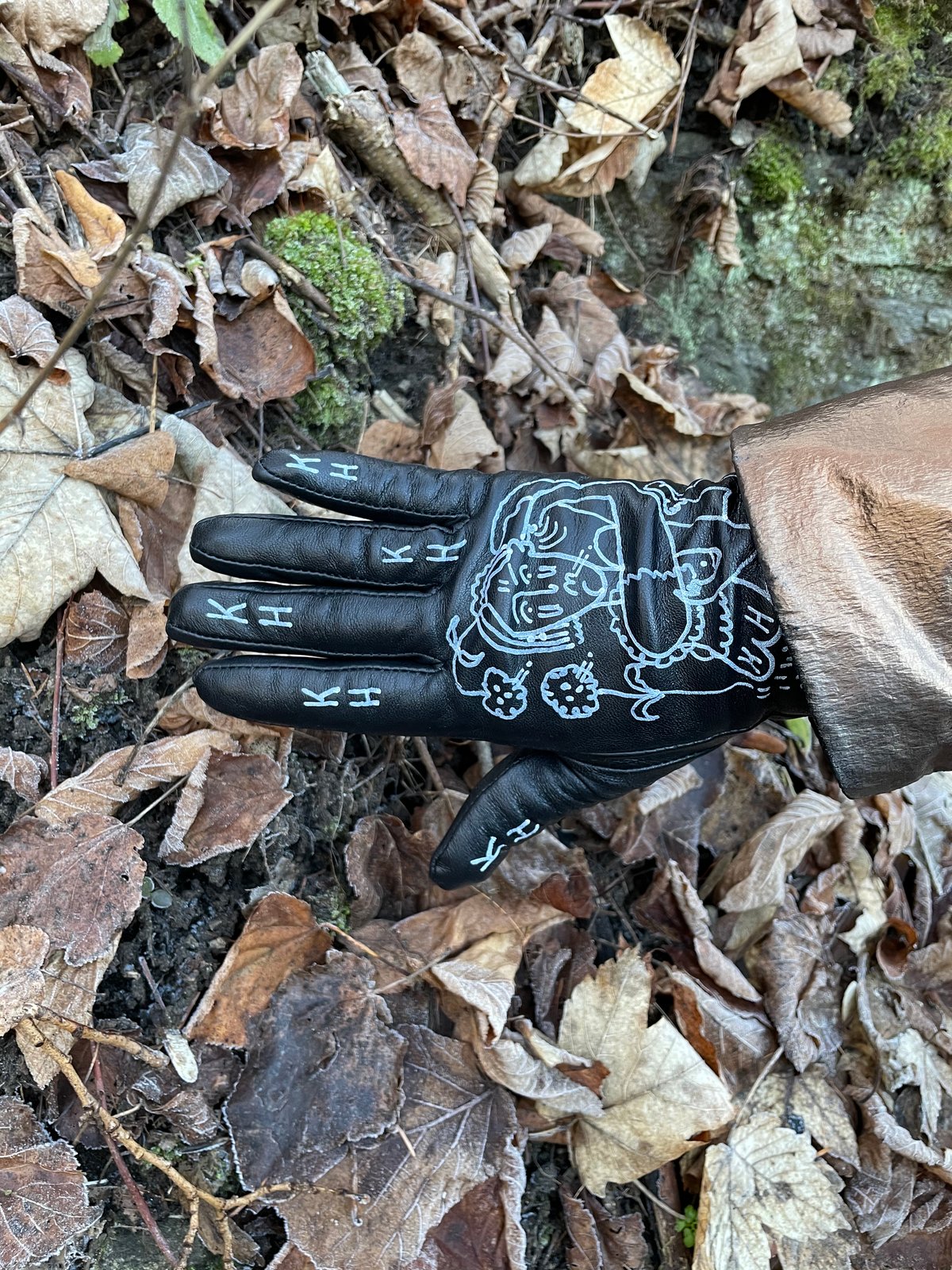 H and outlet m mens gloves