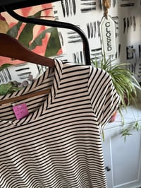 Image 2 of NWT striped soft T-shirt dress M