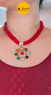 Image 2 of Prakriti_Short Nawaratna Hydrocrystal/Hydropotey Set