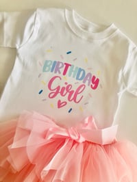 Image 1 of birthday girl tee 