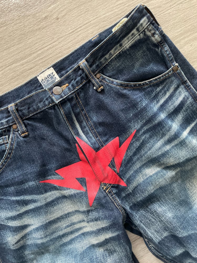 Image of Bape TwinSta Jeans (L)