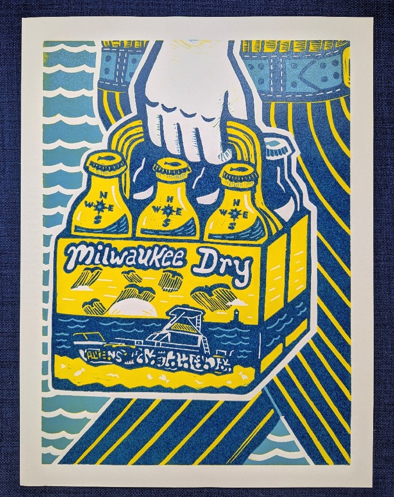 untitled reduction linocut #38
