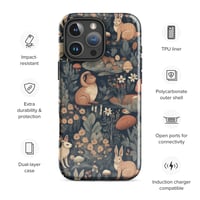 Image 1 of Woodland Creatures Boho Cottagecore Nature Inspired Cute Tough Case for iPhone®