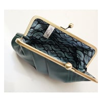 Image 4 of Forrest Pleated Leather Clutch