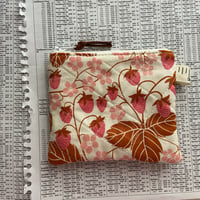 Image 3 of “Happy Friends” Mini Quilted Zipper Bag