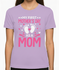 Image 4 of My first Mother's Day T-SHIRT 