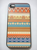 Image of Aztec iphone case - fits for iPhone 4 case, iPhone 4S case - handmade iphone case