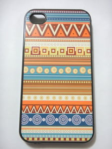 Image of Aztec iphone case - fits for iPhone 4 case, iPhone 4S case - handmade iphone case