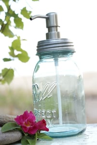 Image of Mason Jar Soap Dispenser - Quart or Pint