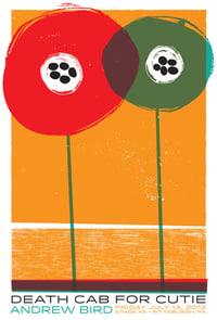 Image 1 of Andrew Bird & Death Cab For Cutie poster