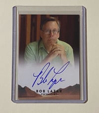 Image 1 of Bob Lazar autographed limited edition card 