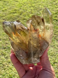 Image 1 of Smoky Citrine Points Cluster #1877