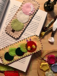 Image 1 of Felt bookmarks 🍡🐛
