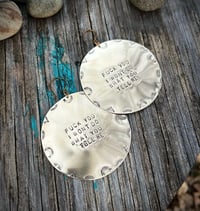 Image 3 of MADE TO ORDER F you I won’t do what you tell me earrings