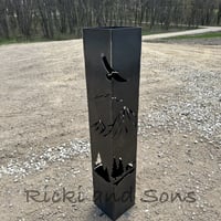 Image 2 of Garden Column - Mountain Scene/Bear Eagle