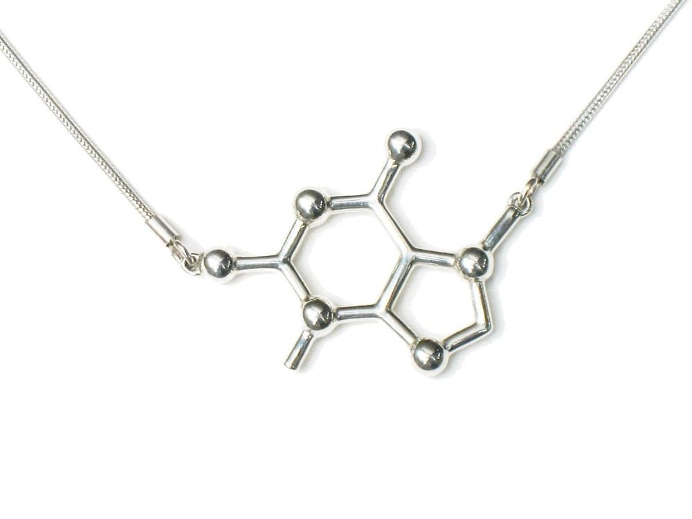 theobromine necklace Made With Molecules - Main Image