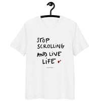 Image 1 of Stop Scrolling - Unisex organic cotton t-shirt