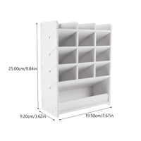 Image 4 of Large Capacity Desk Organizer – Multi-Compartment Pen Holder & Stationery Storage Rack for Office 
