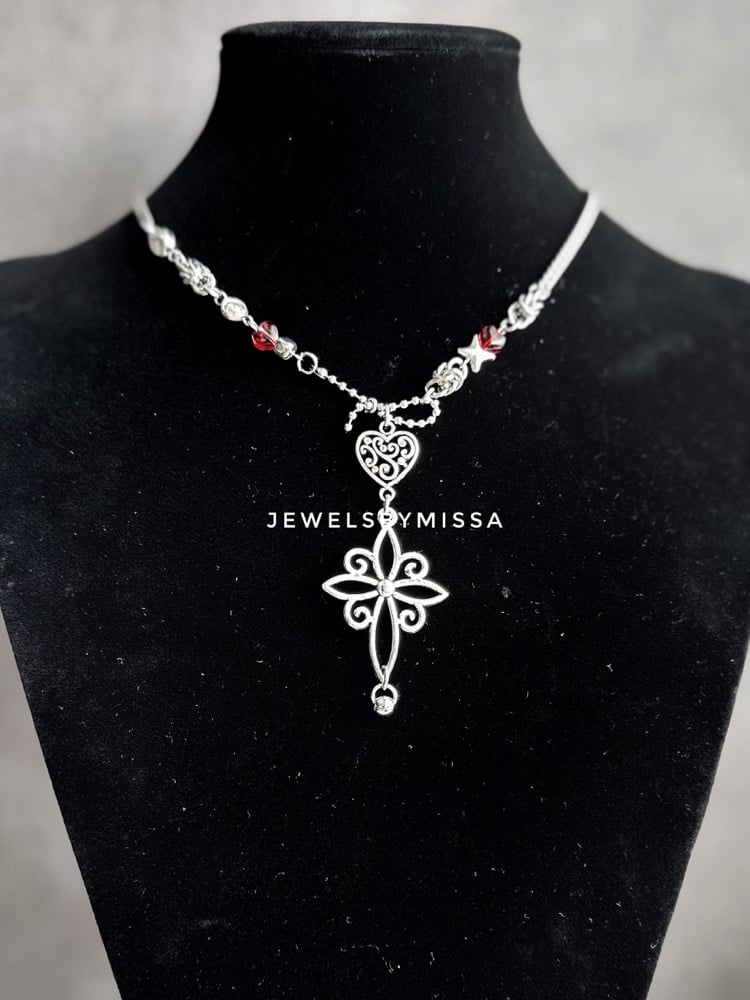 Image of Crimson Heart Cross