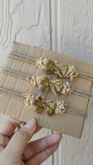 Image of Olive Tiebacks 