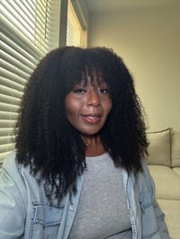 Image 1 of Glueless Afro Bang Wig