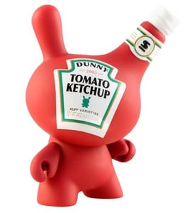 Image of Kidrobot Sket One Ketchup Dunny 2010 SIGNED