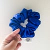 "Jareth" Royal blue Satin Scrunchie