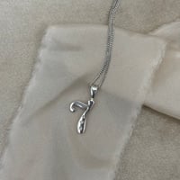 Image 2 of Lucky Charms, Silver Lucky Number 7 Necklace