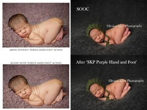 Image of PS Elements : Purple Hand and Foot © Son Kissed Photography